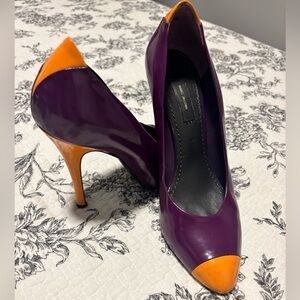 MARC JACOBS – Purple & Orange Patent Leather Heels (Vintage)